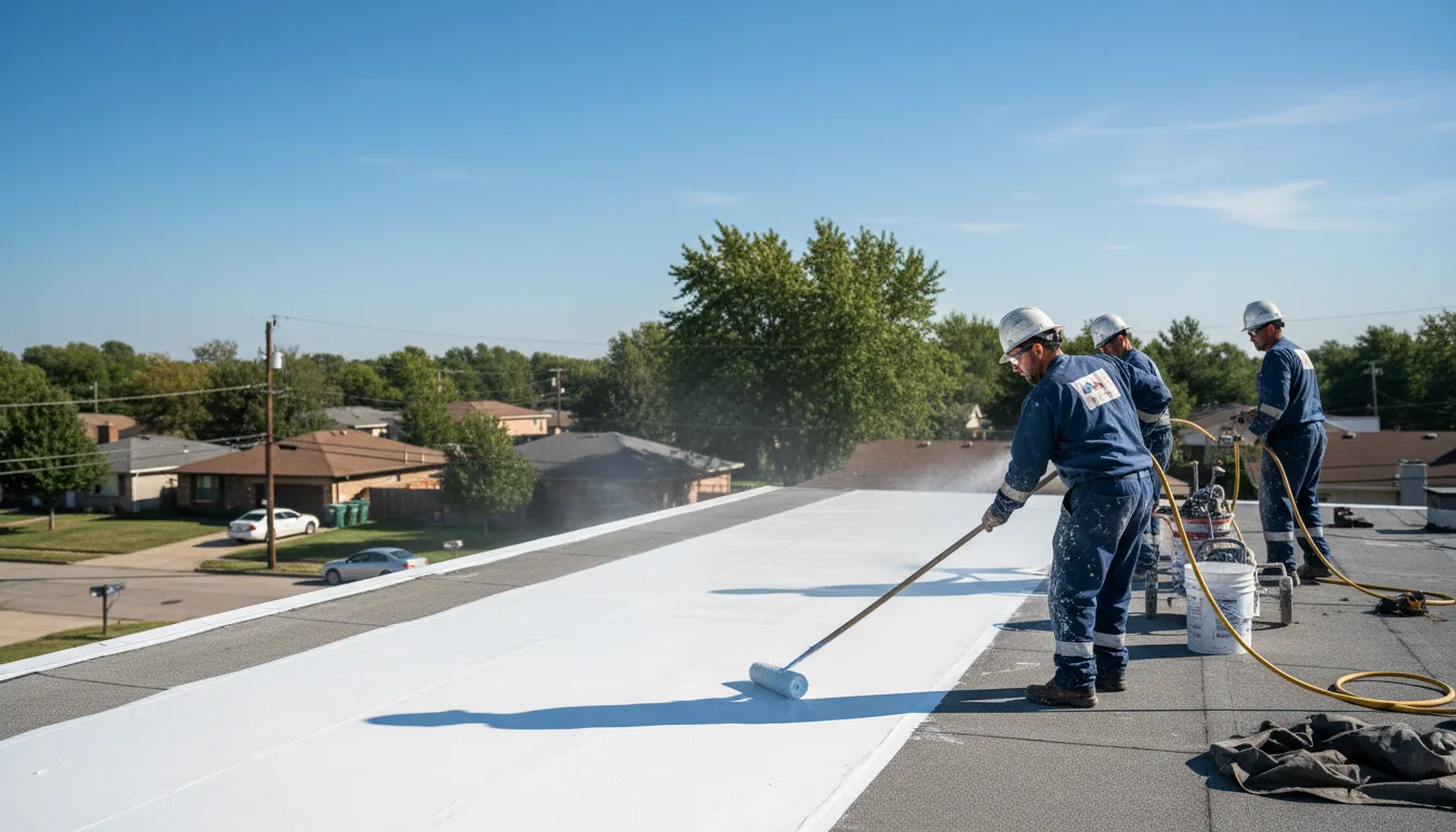 Commercial roof coating in Holmes, PA near me